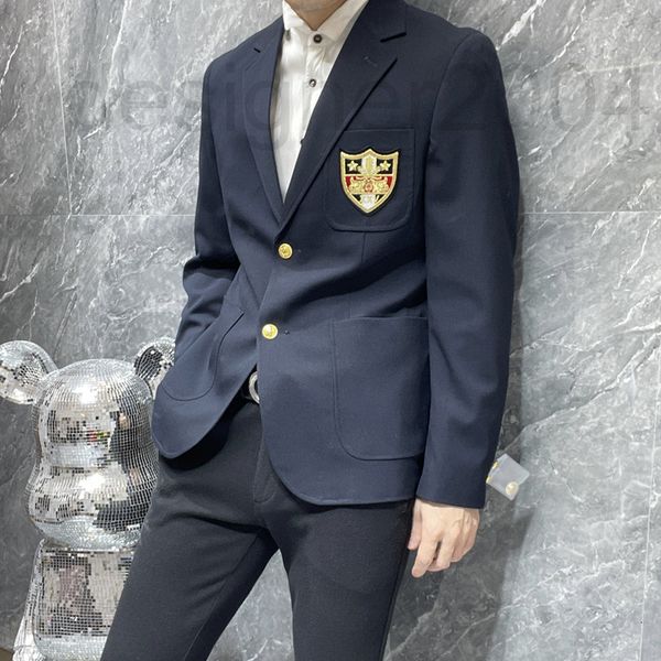 men's suits & blazers designer fashion badge and women's autumn winter 2022 new korean slim college style blazer bwtq, White;black
men's suits & blazers designer fashion badge and women's autumn winter 2022 new korean slim college style blazer bwtq, White;black
