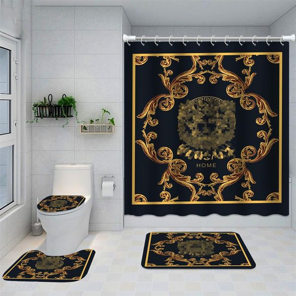 chic floral printed shower curtains full letters designer bathroom mats 4 piece set non slip toilet bath rugs267z
chic floral printed shower curtains full letters designer bathroom mats 4 piece set non slip toilet bath rugs267z
