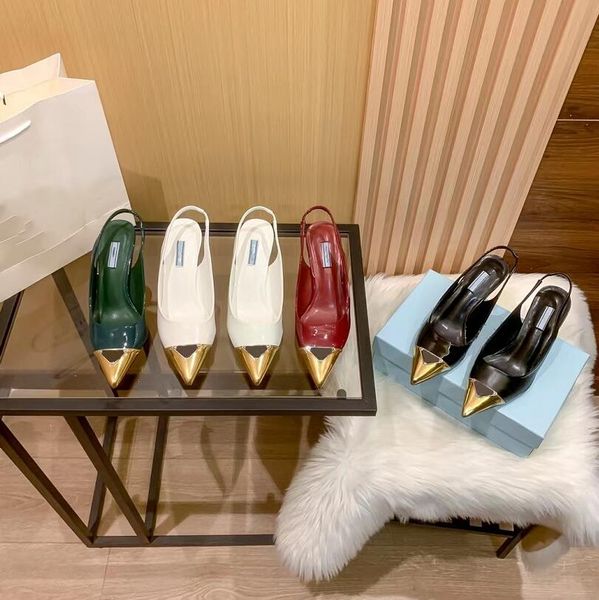 designer high heel fashion sandals metal toe luxury dress shoes leather wedding party women sandal new style stiletto slippers, Black
designer high heel fashion sandals metal toe luxury dress shoes leather wedding party women sandal new style stiletto slippers, Black