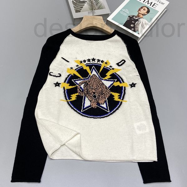 women's hoodies & sweatshirts designer summer home d women's animal letter jacquard contrast color stitching raglan round neck lon, Black
women's hoodies & sweatshirts designer summer home d women's animal letter jacquard contrast color stitching raglan round neck lon, Black