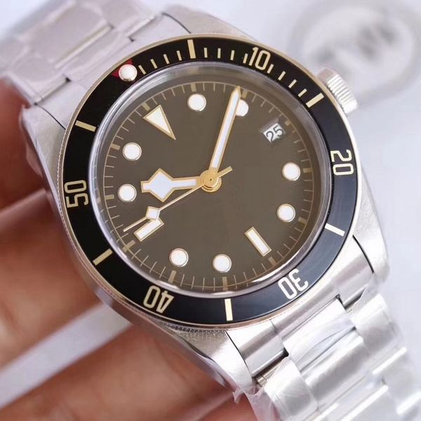 2022 new luxury watches men black dial 42mm automatic mechanical watch vintage luxury with td model luminous gift wristwathes waterproof spo, Slivery;brown
2022 new luxury watches men black dial 42mm automatic mechanical watch vintage luxury with td model luminous gift wristwathes waterproof spo, Slivery;brown