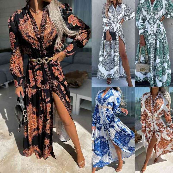 casual dresses spring and summer bohemian leisure long dress ins loose holiday wxib, Black;gray
casual dresses spring and summer bohemian leisure long dress ins loose holiday wxib, Black;gray