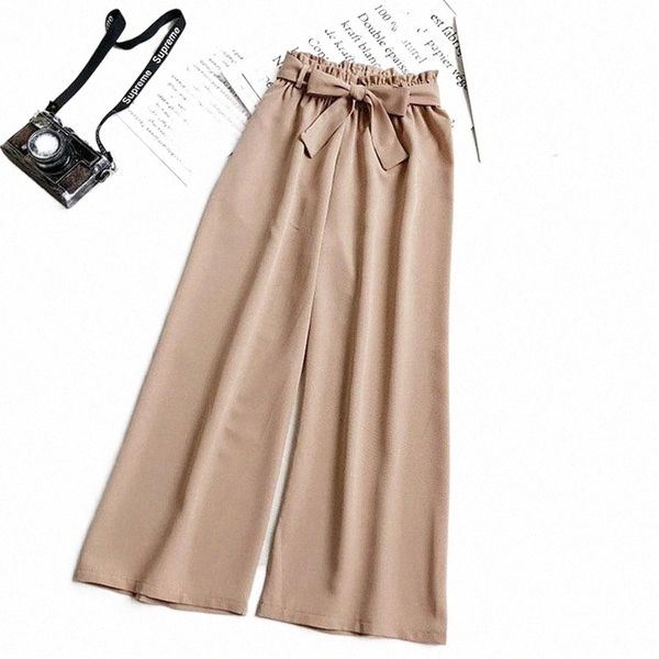 women's pants & capris korean style women summer solid elastic waist wide leg pants fashion bow lace up casual loose girls ankle-length, Black;white
women's pants & capris korean style women summer solid elastic waist wide leg pants fashion bow lace up casual loose girls ankle-length, Black;white