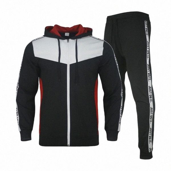 men's tracksuits men's tracksuits european and american trend foreign trade loose splicing cardigan striped hooded sweater casual, Gray
men's tracksuits men's tracksuits european and american trend foreign trade loose splicing cardigan striped hooded sweater casual, Gray