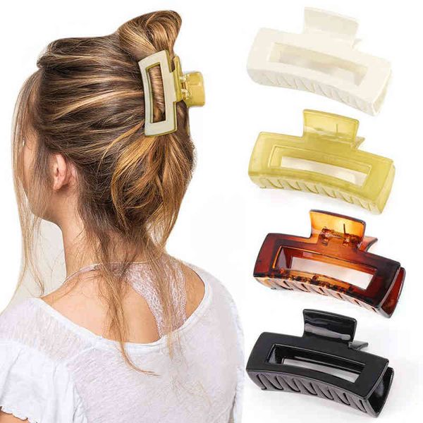solid big hair claws elegant frosted acrylic hairs clips hairpins barrette headwear women girls hollow bath hair accessories vtmtb1933, Black;brown
solid big hair claws elegant frosted acrylic hairs clips hairpins barrette headwear women girls hollow bath hair accessories vtmtb1933, Black;brown
