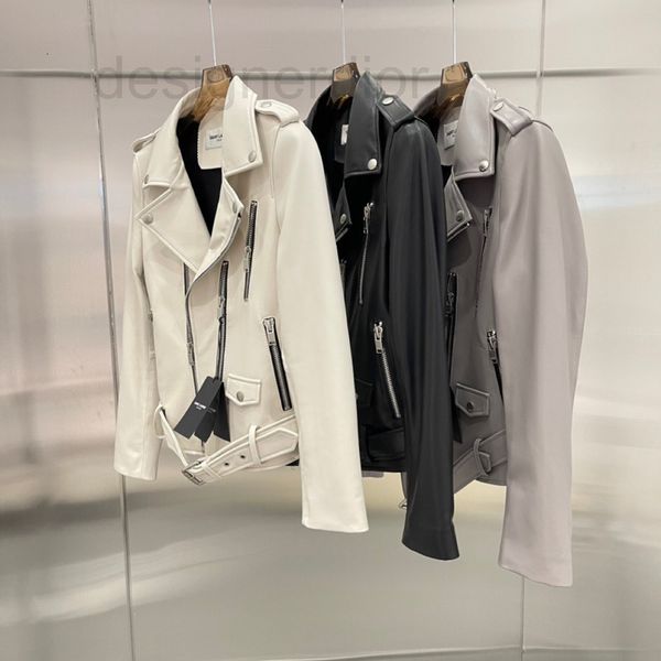 women's leather & faux designer autumn and winter 2021 new haining high-end quality sheepskin motorcycle leather clothes are versatile, Black
women's leather & faux designer autumn and winter 2021 new haining high-end quality sheepskin motorcycle leather clothes are versatile, Black