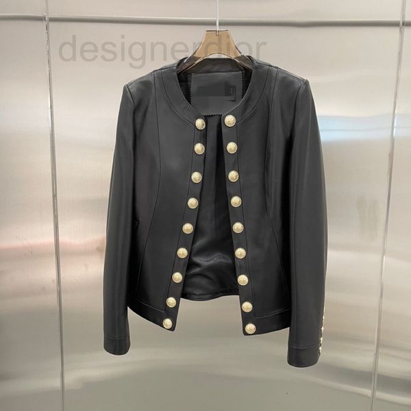 women's leather & faux designer haining 2021 autumn and winter new women's wear round neck short leather sheepskin cardigan versat, Black
women's leather & faux designer haining 2021 autumn and winter new women's wear round neck short leather sheepskin cardigan versat, Black