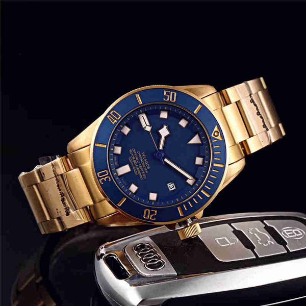 aaa business men's watch fashion simple wind 42mm straight diameter stainless steel watchband display calendar automatic machinery, Slivery;brown
aaa business men's watch fashion simple wind 42mm straight diameter stainless steel watchband display calendar automatic machinery, Slivery;brown