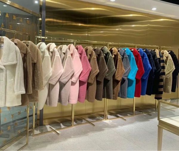 women's jackets designer 2021 winter new teddy bear correct version temperament luxurious lapel long sleeve coat oql5, Black;brown
women's jackets designer 2021 winter new teddy bear correct version temperament luxurious lapel long sleeve coat oql5, Black;brown