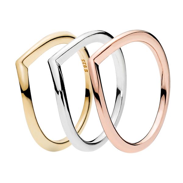 authentic sterling silver polished wishbone rings womens wedding designer jewelry for pandora rose gold engagement gift ring set with origin, Slivery;golden
authentic sterling silver polished wishbone rings womens wedding designer jewelry for pandora rose gold engagement gift ring set with origin, Slivery;golden