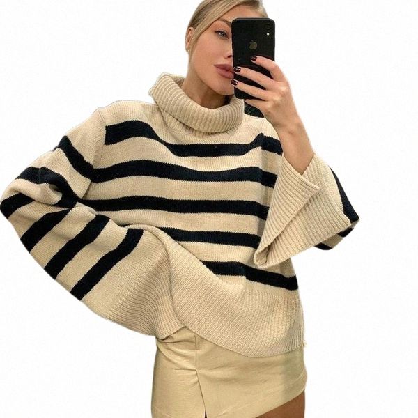 women's sweaters women's sweaters turtleneck oversized pullover knitted women striped khaki 2022 autumn winter long sleeve fashion, White;black
women's sweaters women's sweaters turtleneck oversized pullover knitted women striped khaki 2022 autumn winter long sleeve fashion, White;black