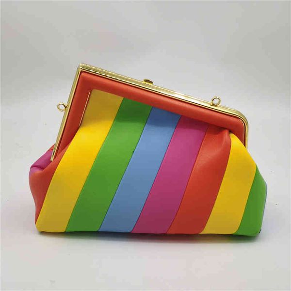 evening bags spring summer clamp rainbow clutch handbag joiniting colorful shoulder bag detachable long strap metallic cross body handbags
evening bags spring summer clamp rainbow clutch handbag joiniting colorful shoulder bag detachable long strap metallic cross body handbags