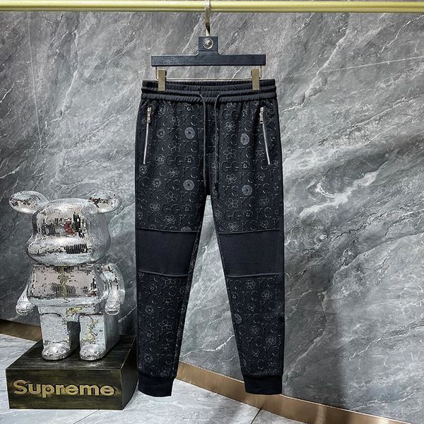 men's pants designer chaopai 2022 autumn winter new stitched letter jacquard sports casual pants versatile men's leggings urjf, Black
men's pants designer chaopai 2022 autumn winter new stitched letter jacquard sports casual pants versatile men's leggings urjf, Black