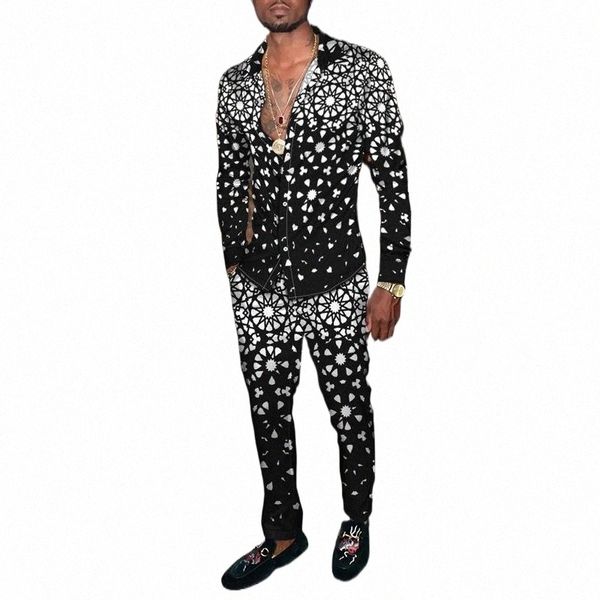 men's tracksuits men's tracksuits spring and autumn casual suit polka dot print 2-piece set of long-sleeved shirt trousers fashion, Gray
men's tracksuits men's tracksuits spring and autumn casual suit polka dot print 2-piece set of long-sleeved shirt trousers fashion, Gray