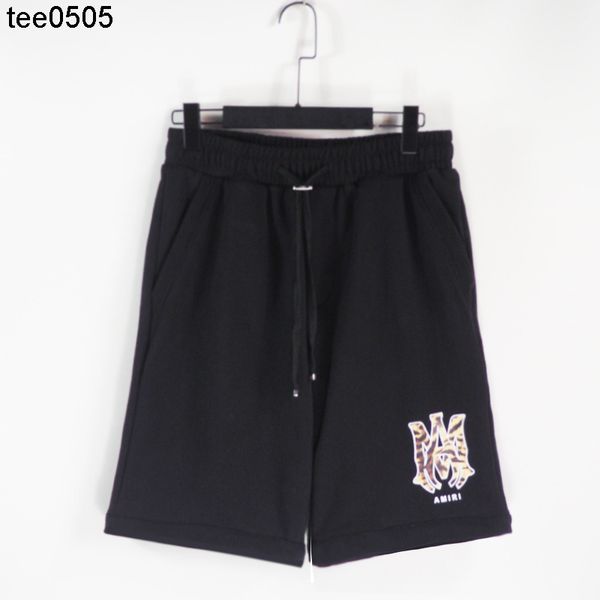 2022 summer new american shorts fashion brand amirs drawcord metal head men's and women's loose and capris, White;black
2022 summer new american shorts fashion brand amirs drawcord metal head men's and women's loose and capris, White;black