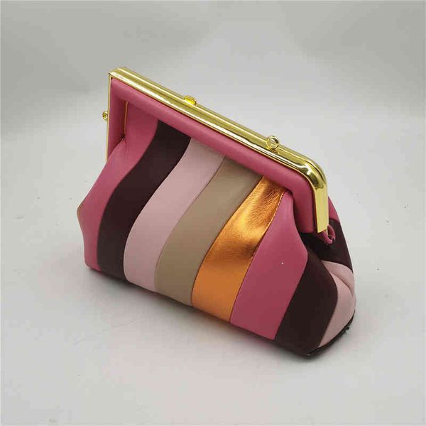 evening bags metallic clamp rainbow handbag with detachable long strap joiniting colorful shoulder bag cross body handbags
evening bags metallic clamp rainbow handbag with detachable long strap joiniting colorful shoulder bag cross body handbags