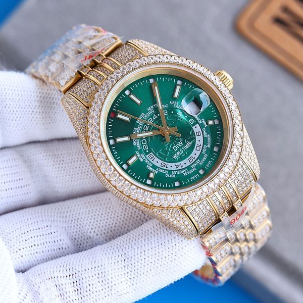 luxury diamond mens watches 40mm automatic mechanical watch gold wristwatch waterproof design classic wristwatches gift orologio di lusso, Slivery;brown
luxury diamond mens watches 40mm automatic mechanical watch gold wristwatch waterproof design classic wristwatches gift orologio di lusso, Slivery;brown