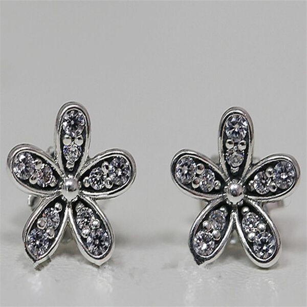 100% high-quality 925 sterling silver daisy stud earrings with clear cz fits european pandora jewelry earrings3348, Golden;silver
100% high-quality 925 sterling silver daisy stud earrings with clear cz fits european pandora jewelry earrings3348, Golden;silver