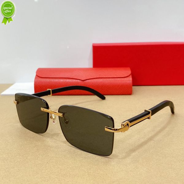 designer brand sunglasses new fashion dign sunglass 8200763 square frame rimls wooden templ simple and versatile style popular outdoor uv400, White;black
designer brand sunglasses new fashion dign sunglass 8200763 square frame rimls wooden templ simple and versatile style popular outdoor uv400, White;black