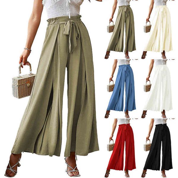 women's pants capris spring and summer bow loose high waist pleated wide leg pants with belt aayq, Black;white
women's pants capris spring and summer bow loose high waist pleated wide leg pants with belt aayq, Black;white