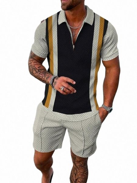 men's tracksuits men's tracksuits summer sportswear short sleeve zip shirt shorts set men's geometric pattern casual streetwe, Gray
men's tracksuits men's tracksuits summer sportswear short sleeve zip shirt shorts set men's geometric pattern casual streetwe, Gray