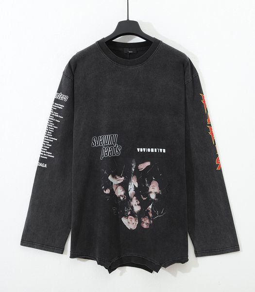 xinxinbuy men designer tees destroyed speed print panelled long sleeve women white gray black s-xl, Black;brown
xinxinbuy men designer tees destroyed speed print panelled long sleeve women white gray black s-xl, Black;brown