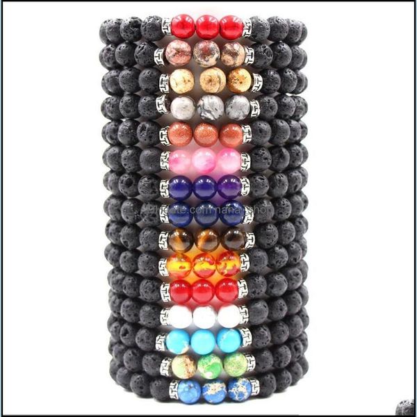 charm bracelets vairous colors natural black lava stone beads elastic bracelet essential oil diffuser volcanic rock bead dhseller2010 dhrwr, Golden;silver
charm bracelets vairous colors natural black lava stone beads elastic bracelet essential oil diffuser volcanic rock bead dhseller2010 dhrwr, Golden;silver