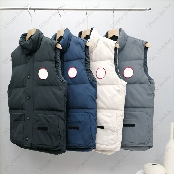 mens womens vests down jacket parkas designer fashion thick clothing winter outerwear waterproof badge decoration with high quality, Black;white
mens womens vests down jacket parkas designer fashion thick clothing winter outerwear waterproof badge decoration with high quality, Black;white