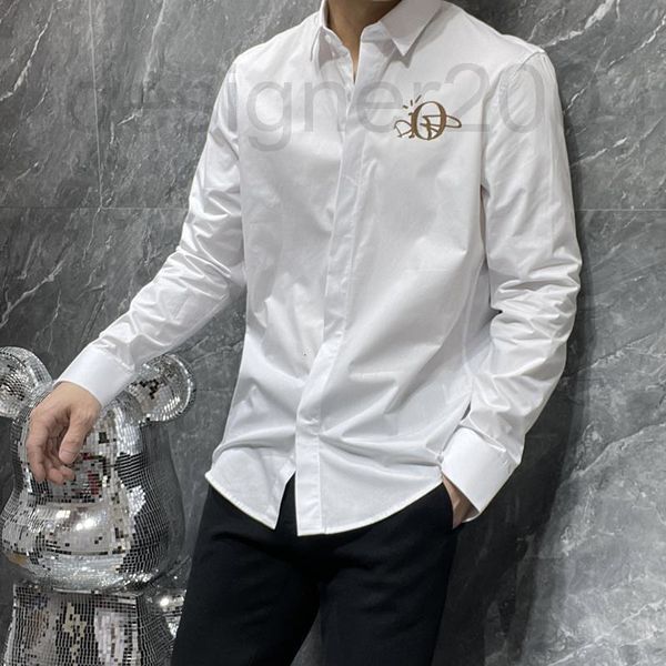 men's casual shirts designer shirt 2022 spring and autumn new fashion brand simple printed non iron casual korean slim long sleeve shir, White;black
men's casual shirts designer shirt 2022 spring and autumn new fashion brand simple printed non iron casual korean slim long sleeve shir, White;black