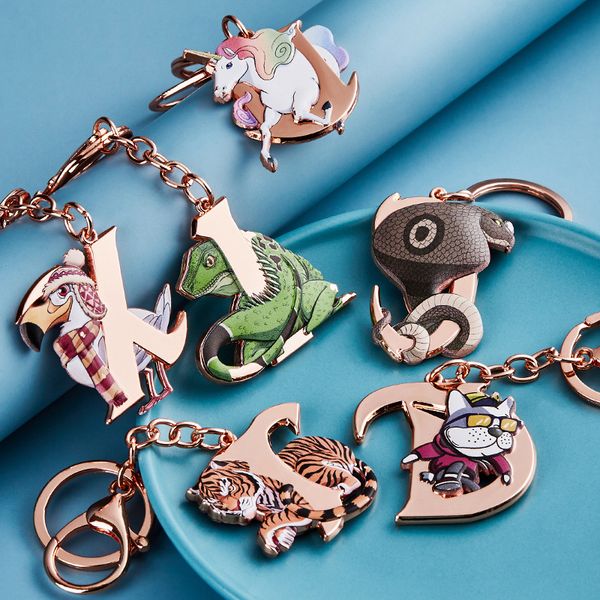 designer keychain keychain key ring creative personality zinc alloy 26 letters animal keychains cartoon pendant, Slivery;golden
designer keychain keychain key ring creative personality zinc alloy 26 letters animal keychains cartoon pendant, Slivery;golden