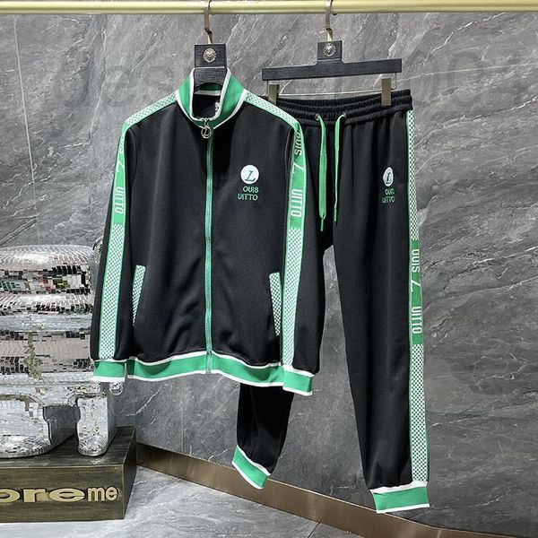 men's hoodies & sweatshirts designer chaopai 2022 spring and autumn new ribbon sports suit men's casual stand collar jacket pants, Black
men's hoodies & sweatshirts designer chaopai 2022 spring and autumn new ribbon sports suit men's casual stand collar jacket pants, Black