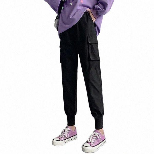 women's pants & capris spring and autumn women cargo pants harajuku mujer korean hip hop plus pockets streetwear commute style overalls, Black;white
women's pants & capris spring and autumn women cargo pants harajuku mujer korean hip hop plus pockets streetwear commute style overalls, Black;white