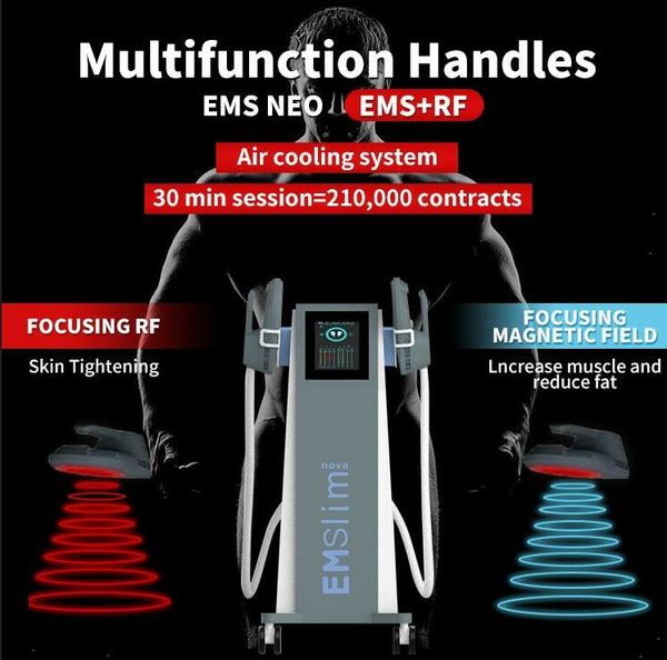 new emslim nova slimming 4 handles with rf cushion hi-emt body shape ems sculpt build muscles electromagnetic stimulator weight loss beauty
new emslim nova slimming 4 handles with rf cushion hi-emt body shape ems sculpt build muscles electromagnetic stimulator weight loss beauty