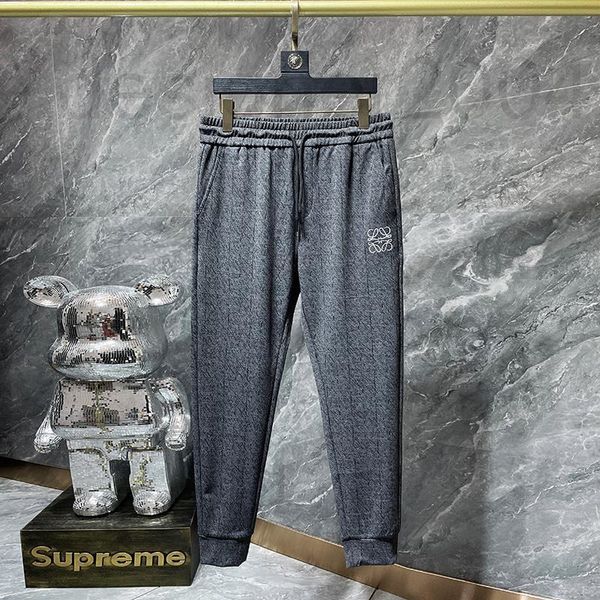 men's pants designer chao brand wei new grey lattice embroidery men's slim fit legged sports casual pants in autumn winter 2022 ym, Black
men's pants designer chao brand wei new grey lattice embroidery men's slim fit legged sports casual pants in autumn winter 2022 ym, Black