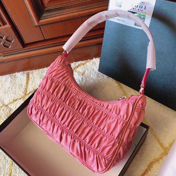 women shoulder bag handbag nylon baguette designer fashion pleated lady bags hobos multiple solid color ff05106626
women shoulder bag handbag nylon baguette designer fashion pleated lady bags hobos multiple solid color ff05106626