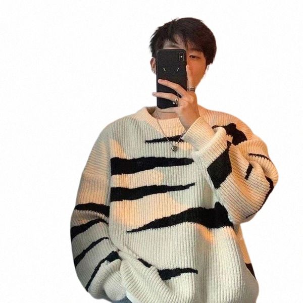 men's sweaters men's sweaters pullover sweater men 2021 autumn winter zebra color matching thickening o-neck knitted coats retro c, White;black
men's sweaters men's sweaters pullover sweater men 2021 autumn winter zebra color matching thickening o-neck knitted coats retro c, White;black