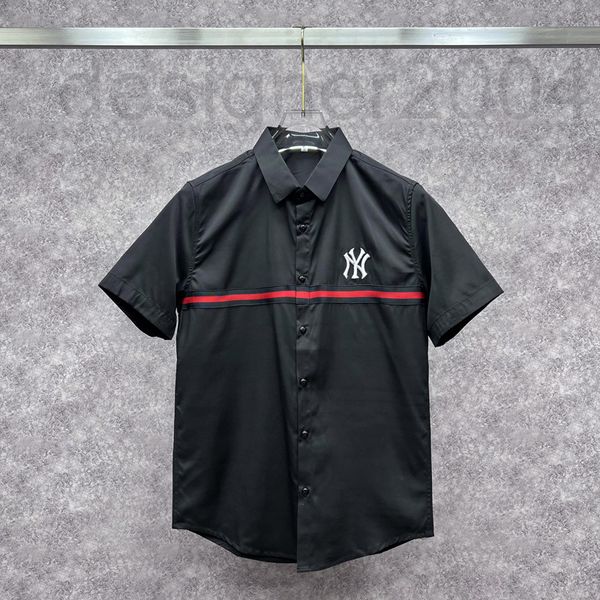 men's casual shirts designer trendy short sleeve shirt 2022ss summer new men's ribbon embroidery ny yankees casual 7jla, White;black
men's casual shirts designer trendy short sleeve shirt 2022ss summer new men's ribbon embroidery ny yankees casual 7jla, White;black