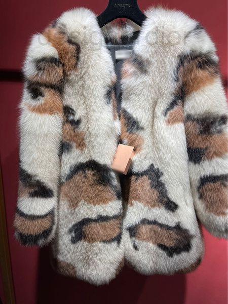 women's jackets designer 2021 winter leopard print medium long real fur temperament sleeve finnish hair korean coat female 6lwp, Black;brown
women's jackets designer 2021 winter leopard print medium long real fur temperament sleeve finnish hair korean coat female 6lwp, Black;brown