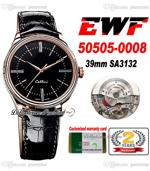 ewf cellini time 50505-0008 sa3132 automatic mens watch 39mm rose gold black dial stick markers leather strap super edition same series warr, Slivery;brown
ewf cellini time 50505-0008 sa3132 automatic mens watch 39mm rose gold black dial stick markers leather strap super edition same series warr, Slivery;brown