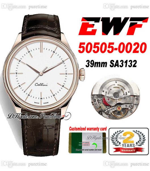 ewf cellini time 50505-0020 sa3132 automatic mens watch 39mm rose gold white dial stick markers brown leather super edition same series warr, Slivery;brown
ewf cellini time 50505-0020 sa3132 automatic mens watch 39mm rose gold white dial stick markers brown leather super edition same series warr, Slivery;brown