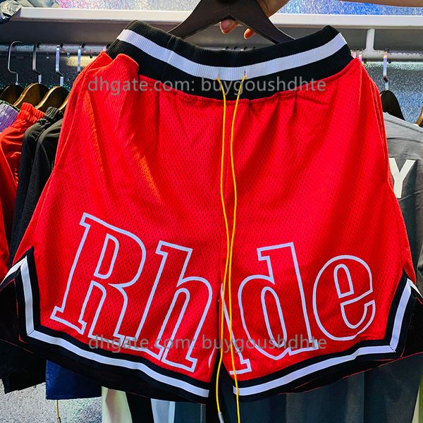 2022ss american rhude mesh fabric basketball shorts real smen women casual shorts, White;black
2022ss american rhude mesh fabric basketball shorts real smen women casual shorts, White;black