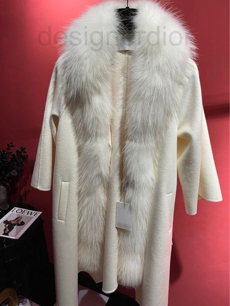 women's jackets designer max2021 haining winter new white raccoon dog hair collar cashmere wool woolen coat slim female jfdb, Black;brown
women's jackets designer max2021 haining winter new white raccoon dog hair collar cashmere wool woolen coat slim female jfdb, Black;brown