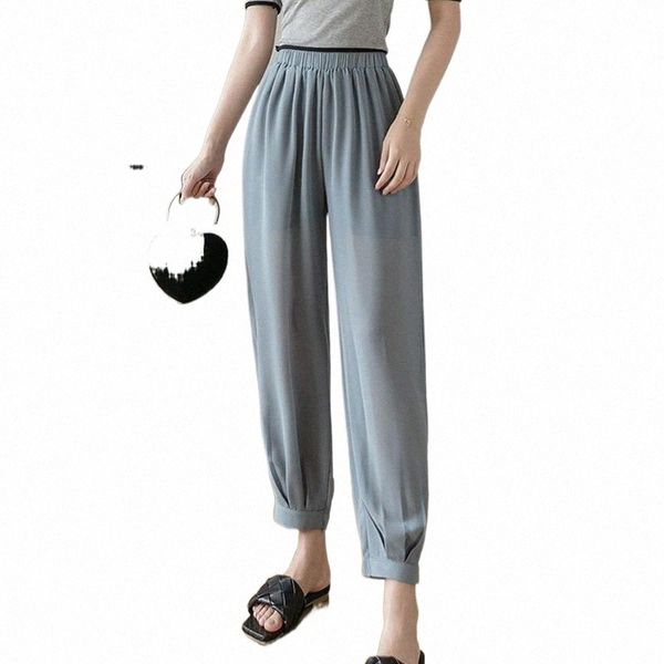 women's pants & capris korean style casual summer chiffon pants women trousers high waist wide leg loose harem for women's & capri, Black;white
women's pants & capris korean style casual summer chiffon pants women trousers high waist wide leg loose harem for women's & capri, Black;white