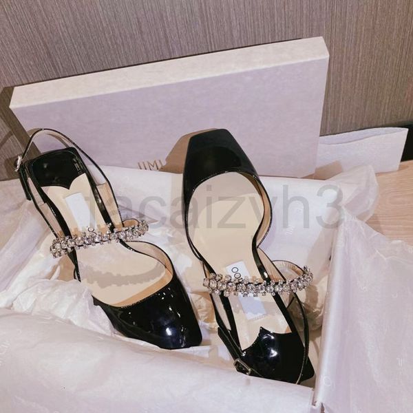 sandals designer high version jc sandals women's rhinestone 2022 square head straight belt baotou thick heel fairy mary jane shoes, Black
sandals designer high version jc sandals women's rhinestone 2022 square head straight belt baotou thick heel fairy mary jane shoes, Black