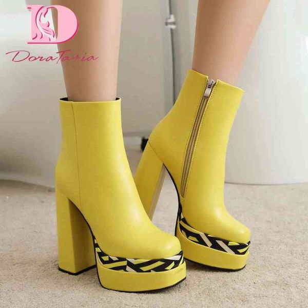 boots big size 35-43 luxury brand new ladies platform ankle boots fashion zip thick high heels women's boots party shoes woman 220903, Black
boots big size 35-43 luxury brand new ladies platform ankle boots fashion zip thick high heels women's boots party shoes woman 220903, Black