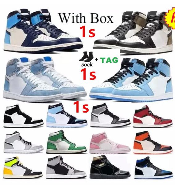 boots designer mens jumpman 1 high og basketball shoes high 1s university blue electro orange dark mocha bred shadow unc twist men women, Black
boots designer mens jumpman 1 high og basketball shoes high 1s university blue electro orange dark mocha bred shadow unc twist men women, Black