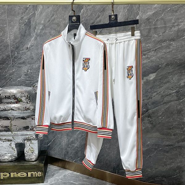 men's hoodies & sweatshirts designer chaopai 2022 spring and autumn new leisure sports suit men's stand collar ribbon jacket trous, Black
men's hoodies & sweatshirts designer chaopai 2022 spring and autumn new leisure sports suit men's stand collar ribbon jacket trous, Black