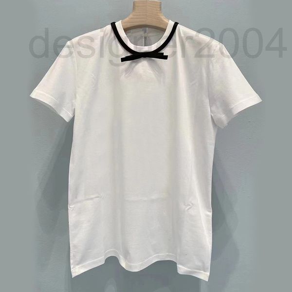 women's hoodies & sweatshirts designer miu letter printed white t-shirt bow tie stitching loose cotton versatile summer new miao d4si, Black
women's hoodies & sweatshirts designer miu letter printed white t-shirt bow tie stitching loose cotton versatile summer new miao d4si, Black