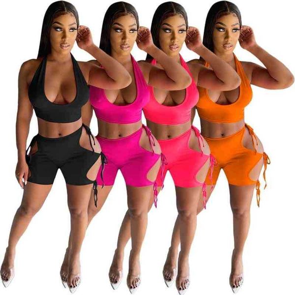 women's tracksuits designers tracksuits women for summer two piece set stretch vest hollow out shorts casual suit, Gray
women's tracksuits designers tracksuits women for summer two piece set stretch vest hollow out shorts casual suit, Gray