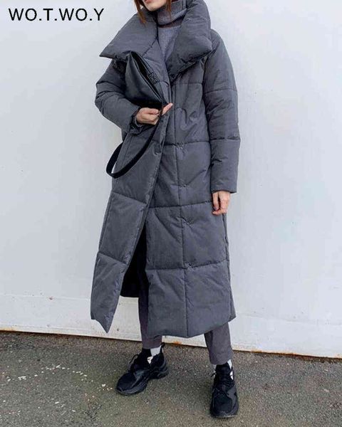 women's down parkas wotwoy winter thickening x-long parkas women wide-waisted loose cotton padded jackets female green grey sashes warm, Black
women's down parkas wotwoy winter thickening x-long parkas women wide-waisted loose cotton padded jackets female green grey sashes warm, Black